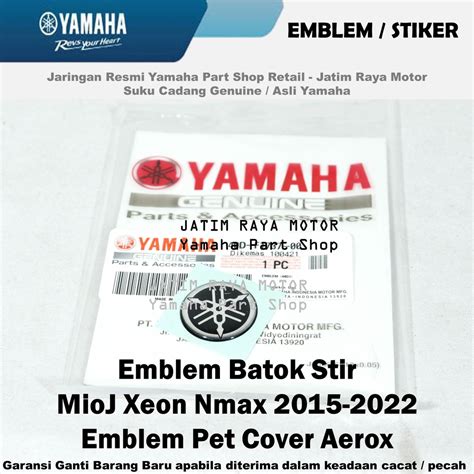 Jual Logo Stiker Emblem Timbul Batok Stir All New Nmax N Max Old Mioj