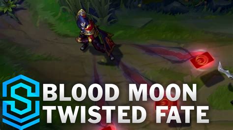 Blood Moon Twisted Fate Skin Spotlight League Of Legends Youtube