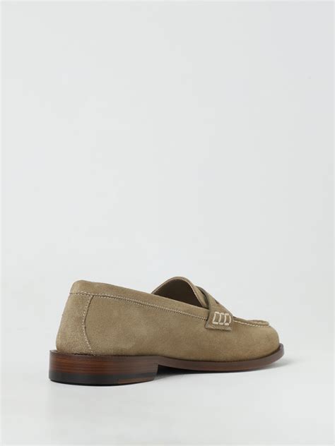 Manolo Blahnik Outlet Shoes Men Beige Manolo Blahnik Loafers