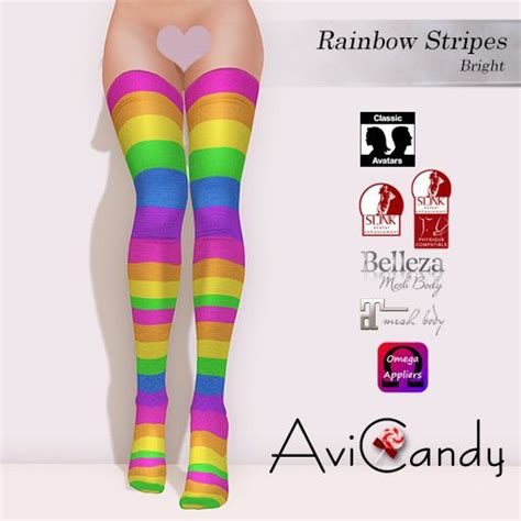 Avicandy Rainbow Stripes Bright Sims 4 Sims 4 Clothing Sims Cc