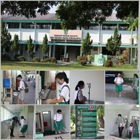 Smp Regina Pacis Surakarta Memulai Pembelajaran Tatap Muka Terbatas