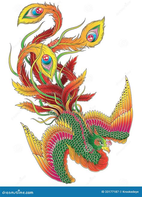 Japanese Phoenix Painting