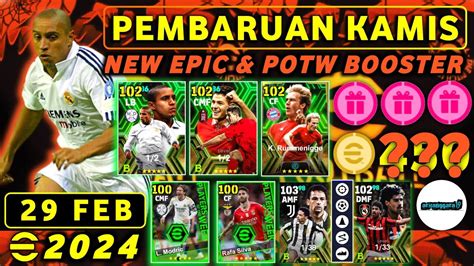 PEMBARUAN KAMIS 29 FEBRUARI NEW EPIC SPANISH POTW BOOSTER MODRIC RAFA