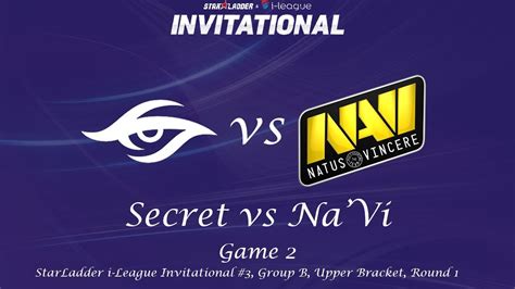 Secret Vs Navi Game Starladder I League Invitational Group B