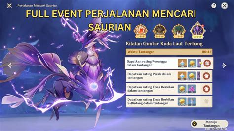 Full Event Perjalanan Mencari Saurian Mengalahkan Semua Monster