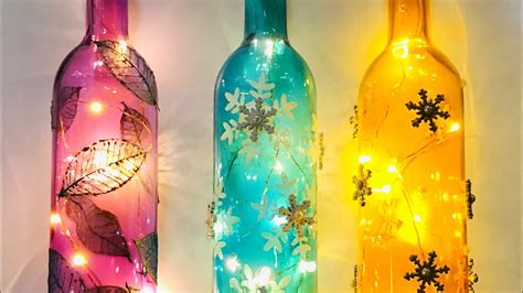 Table Lamps Glass Light Up Bottles Home Living Lighting Etna Pe