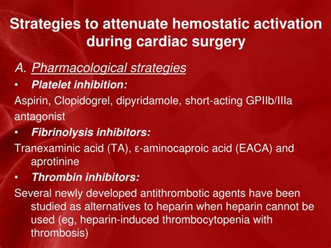 Ppt Activation Of The Hemostatic System During Cardiopulmonary Bypass