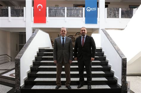 KTÜ Rektörü Prof Dr Hamdullah Çuvalcı yı ziyaret ettik SAHA İstanbul