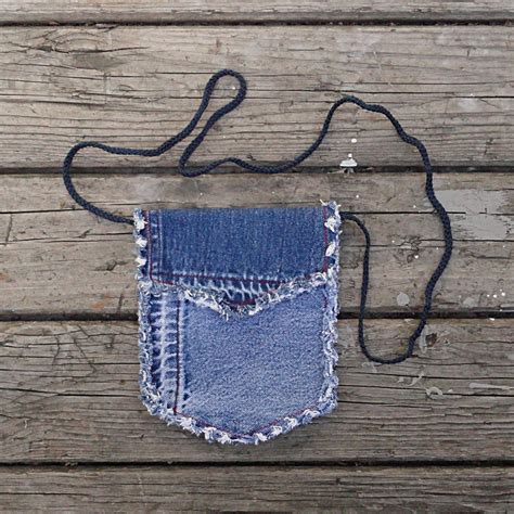 Upcycled Denim Cross Body Bag 20121211 Blue Jean Purses Denim Bag