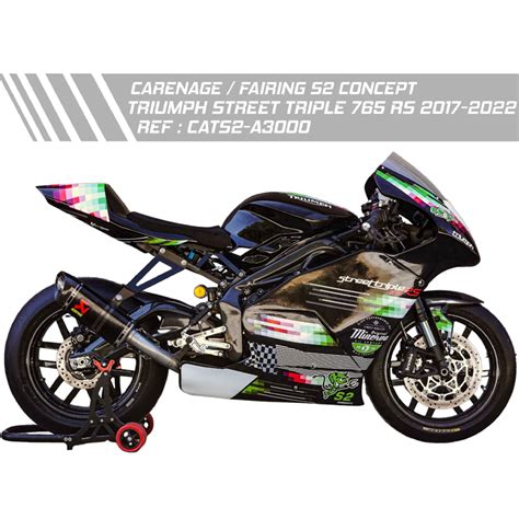 S Concept Triumph Street Triple Rs Complete Racing Fairing Set