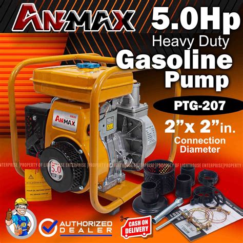 Anmax Gasoline Water Pump Gasoline Engine Water Pump X Hp Rpm