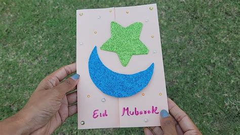 Eid Mubarak Card Making Easy Eid Card Making Ideas How To Make Eid