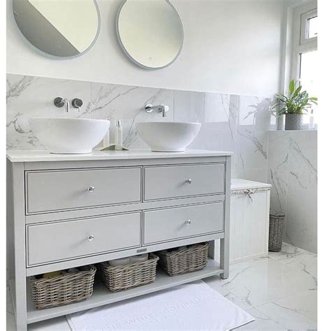 Double Bathroom Sink Unit Rispa