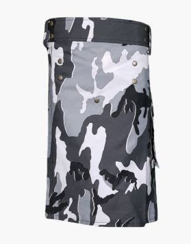 Camouflage Highlander Combat Kilt Accessible At Good Price