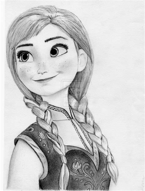 Anna From Disney S Frozen By Julesrizz On Deviantart Disney Princess