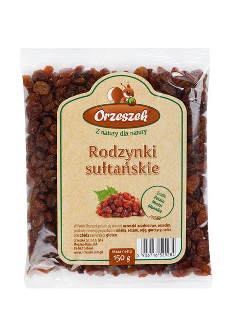 Rodzynki sułtańskie Orzeszek 150 g 14028648839 Allegro pl