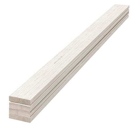 Ufp Edge 1 Inchx 4 Inchx 8 Ft White Finished Pine Barn Wood Trim Board