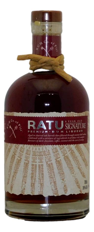 Ratu 8 Year Old Signature Premium Rum Liqueur 1x 700ml Fiji Auction