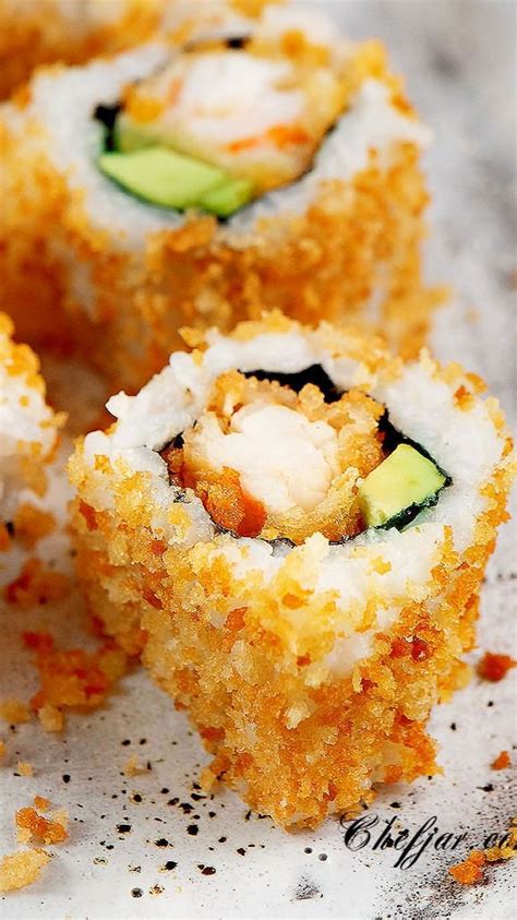 Crunchy Roll Sushi Recipe (California Roll)