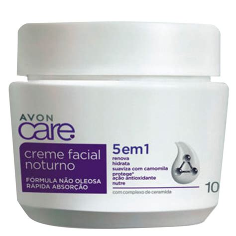 Creme Facial Noturno Avon Care G Ess Ncia E Cor Shop