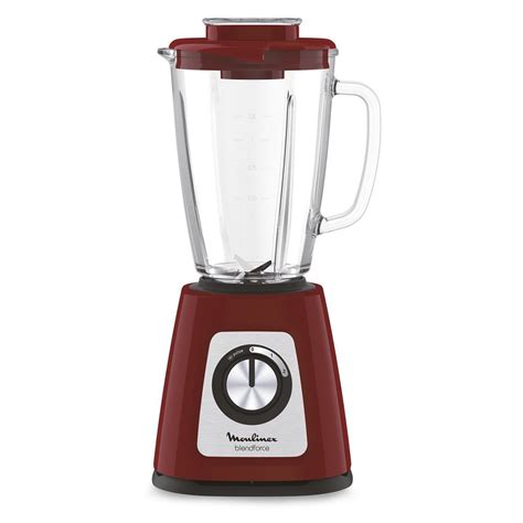 Moulinex Blender Blendforce Rouge 800W 1 25L LM430510 Selfdrinks