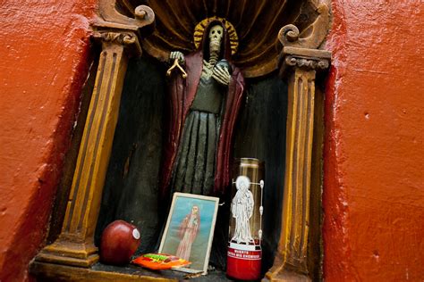 Santa Muerte Icons Mexico City Mexico