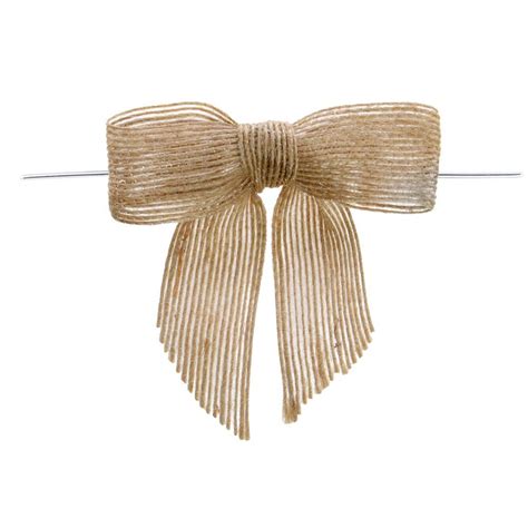 Natural Pre Tied Bows