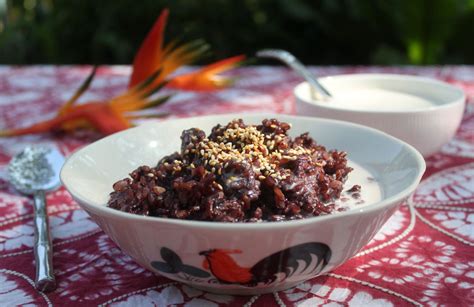 Black Sticky Rice Recipe Khao Neow Dam Temple Of Thai