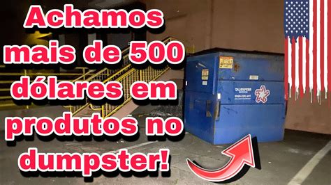 ACHAMOS MAIS DE 500 DÓLARES EM PRODUTOS NO DUMPSTER DOS ESTADOS UNIDOS