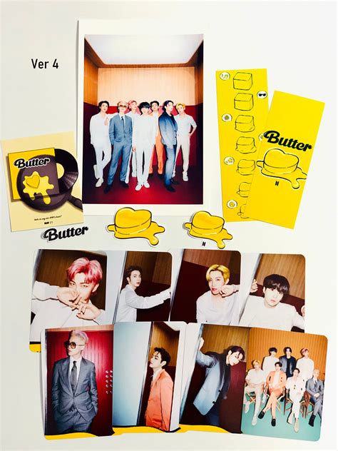 Bts Butter Concept Photocards Kpop Bts Butter Promotional Etsy