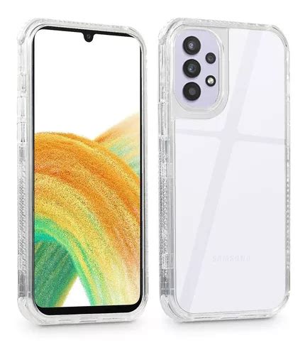 Funda Para Samsung Uso Rudo Alto Impacto Transparente 3pzs