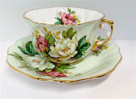 Romantic Hammersley Tea Cup and Saucer , English Teacup , Floral Tea ...