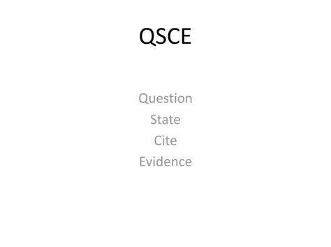 Question State Cite Evidence Ppt Download