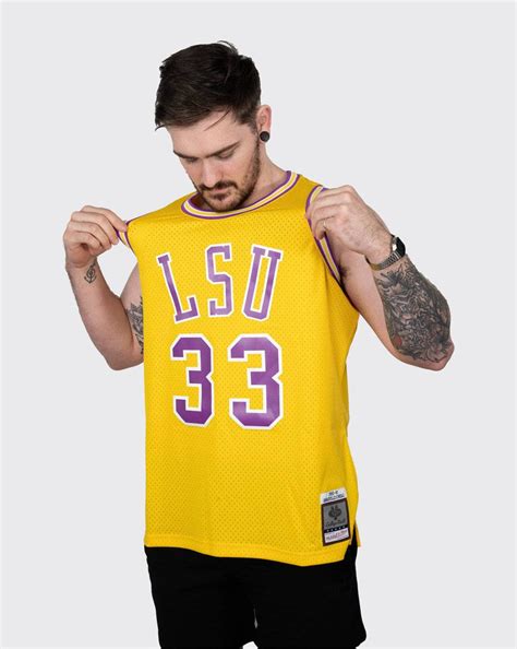 mitchell and ness LSU shaq jersey 90-91 jersey gold | Trainers AU – trainers