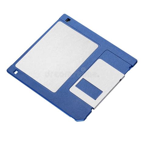 A Inch Floppy Disk Or Diskette Isolated On White Stock Image