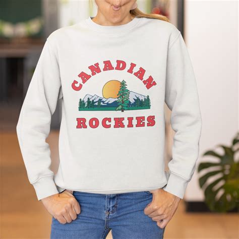 Canadian Rockies Sweatshirt Rocky Mountain Sweater National Etsy