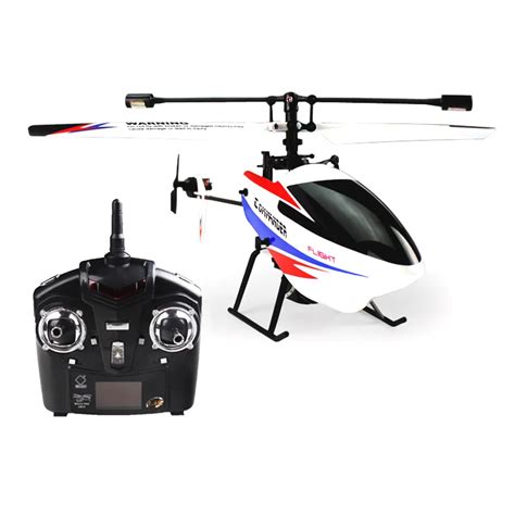 Wlv Ch Ghz Gyroscope Single Blades Rc Helicopter With Radio