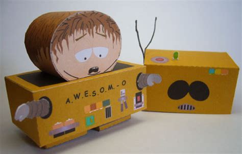 South Park Awesom O Papercraft Paperized Crafts