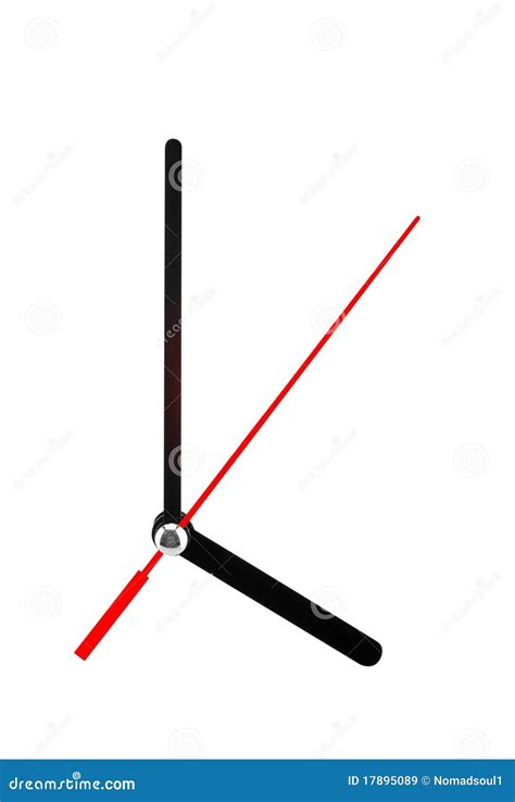 Close Up Of Clock Hands Stock Image Image Of Hand Arrow 17895089