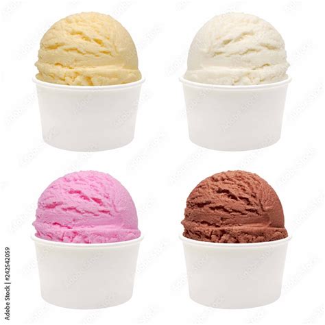 Ice Cream Scoops Background