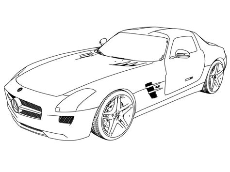 Coloriage Mercedes Imprimer Sur Coloriageenfant