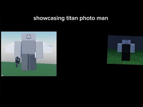 Showcasing Titan Photo Man In Combat Noob Siege Defense Roblox YouTube