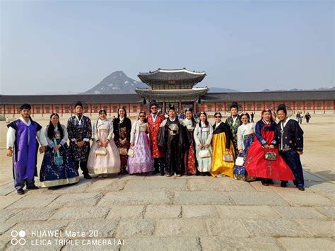 Wearing A Hanbok In Gyeongbokgung Palace On A Winter Wander B