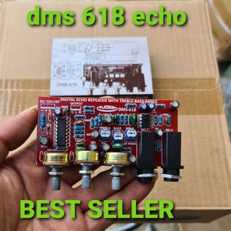 Jual Dms 618 Pre Mic Digital Echo Repeater Treble Midle Vokal Vocal