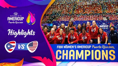 Puerto Rico Usa Final Highlights Fiba Women S Americup