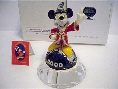 Swarovski Arribas Millenium Mickey Sorcerer Le Mib Coa Ebay