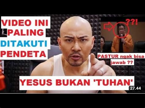 LIVE PENDETA MENGAKUI BAHWA YESUS HANYA UTUSAN YouTube