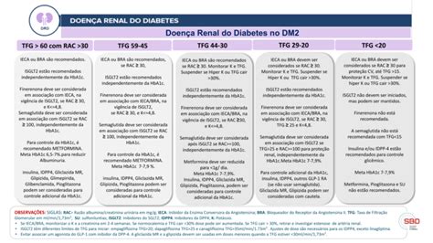 Avalia O E Tratamento Da Doen A Renal Do Diabetes Diretriz Da