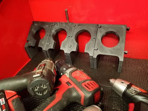 3d Printed Drill Holder Toolbox Organizer By Railgunner13f Pinshape