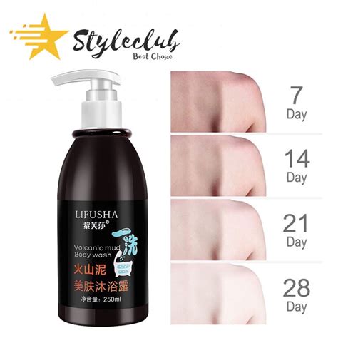 Styleclub Lifusha Ml Volcanic Mud Body Wash Whitening Shower Gel